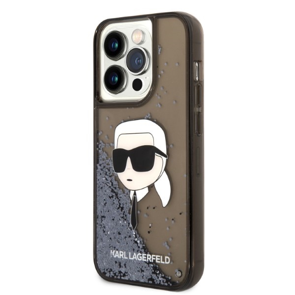 iTok webáruház - Karl Lagerfeld Karl Lagerfeld Glitter Karl's Head tok iPhone 14 Pro Max készülékhez (fekete) 2 Karl Lagerfeld Glitter Karl's Head case for iPhone 14 Pro Max (fekete)