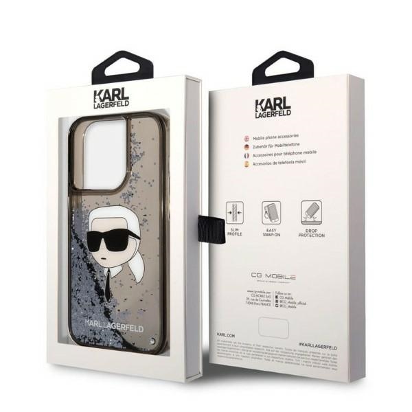iTok webáruház - Karl Lagerfeld Karl Lagerfeld Glitter Karl's Head tok iPhone 14 Pro Max készülékhez (fekete) 8 Karl Lagerfeld Glitter Karl's Head case for iPhone 14 Pro Max (fekete)