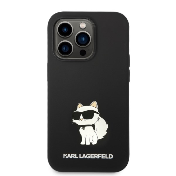 iTok webáruház - Karl Lagerfeld Karl Lagerfeld Silicone Choupette tok iPhone 14 Pro Max készülékhez (fekete) 3 Karl Lagerfeld Silicone Choupette case for iPhone 14 Pro Max (fekete)