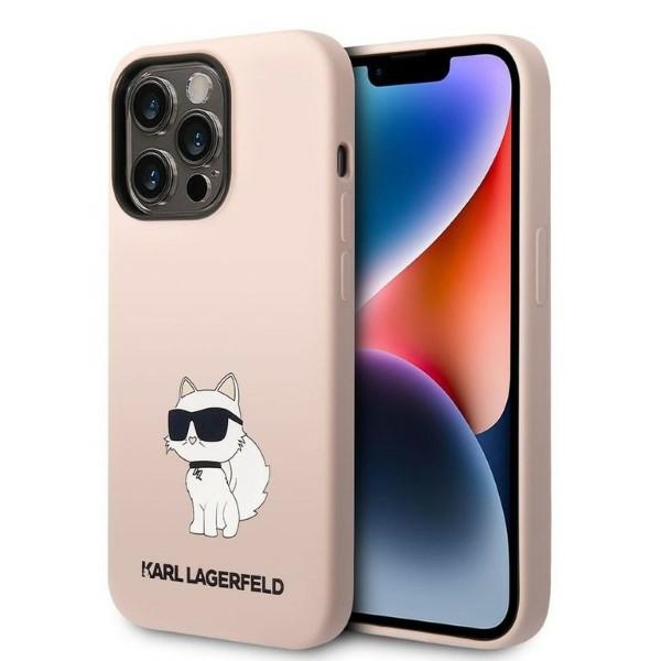 iTok webáruház - Karl Lagerfeld Karl Lagerfeld Silicone Ikonik Choupette tok iPhone 14 Pro Max készülékhez (rózsaszín) 1 Karl Lagerfeld Silicone Choupette case for iPhone 14 Pro Max (rózsaszín)