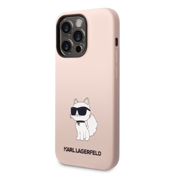 iTok webáruház - Karl Lagerfeld Karl Lagerfeld Silicone Ikonik Choupette tok iPhone 14 Pro Max készülékhez (rózsaszín) 2 Karl Lagerfeld Silicone Choupette case for iPhone 14 Pro Max (rózsaszín)