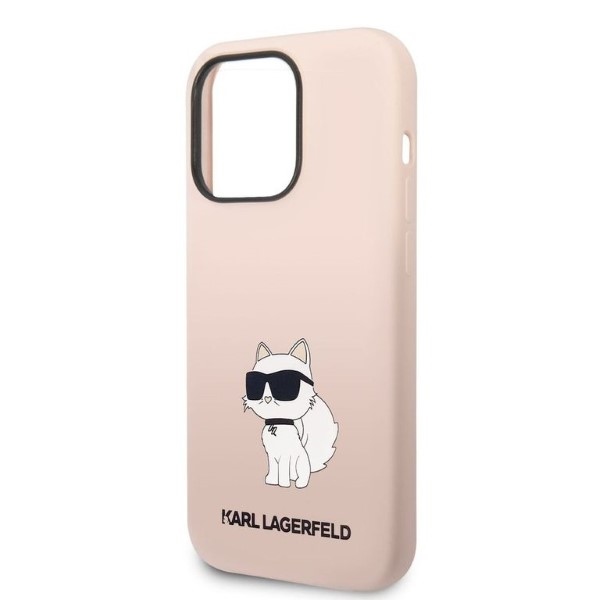 iTok webáruház - Karl Lagerfeld Karl Lagerfeld Silicone Ikonik Choupette tok iPhone 14 Pro Max készülékhez (rózsaszín) 6 Karl Lagerfeld Silicone Choupette case for iPhone 14 Pro Max (rózsaszín)