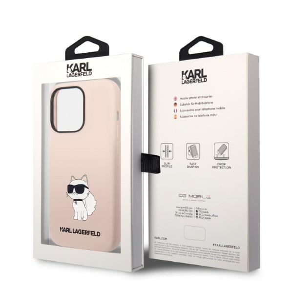 iTok webáruház - Karl Lagerfeld Karl Lagerfeld Silicone Ikonik Choupette tok iPhone 14 Pro Max készülékhez (rózsaszín) 8 Karl Lagerfeld Silicone Choupette case for iPhone 14 Pro Max (rózsaszín)