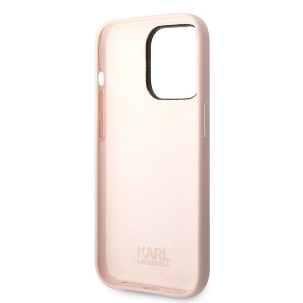iTok webáruház - Karl Lagerfeld Karl Lagerfeld Silicone Ikonik tok iPhone 14 Pro Max készülékhez (rózsaszín) 7 Karl Lagerfeld Silicone Ikonik case for iPhone 14 Pro Max (rózsaszín)