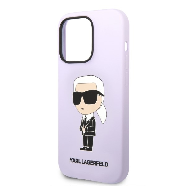iTok webáruház - Karl Lagerfeld Karl Lagerfeld KLHCP14XSNIKBCU iPhone 14 Pro Max szilikon tok – lila 6 Karl Lagerfeld KLHCP14XSNIKBCU iPhone 14 Pro Max 6.7" hardcase purple/purple Silicone Ikonik