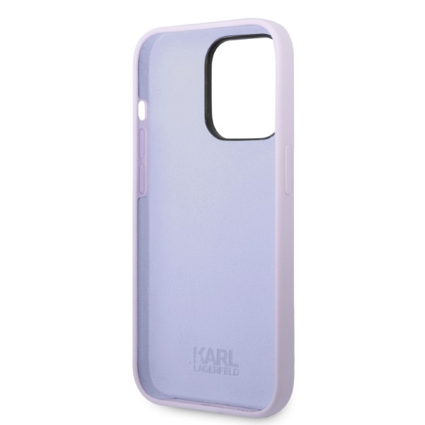 iTok webáruház - Karl Lagerfeld Karl Lagerfeld KLHCP14XSNIKBCU iPhone 14 Pro Max szilikon tok – lila 7 Karl Lagerfeld KLHCP14XSNIKBCU iPhone 14 Pro Max 6.7" hardcase purple/purple Silicone Ikonik