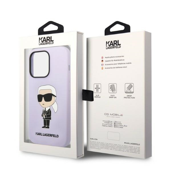 iTok webáruház - Karl Lagerfeld Karl Lagerfeld KLHCP14XSNIKBCU iPhone 14 Pro Max szilikon tok – lila 8 Karl Lagerfeld KLHCP14XSNIKBCU iPhone 14 Pro Max 6.7" hardcase purple/purple Silicone Ikonik