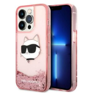 Karl Lagerfeld KLHCP14XLNCHCP iPhone 14 Pro Max tok – Glitter Choupette Head