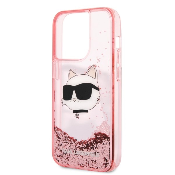 iTok webáruház - Karl Lagerfeld Karl Lagerfeld KLHCP14XLNCHCP iPhone 14 Pro Max tok – Glitter Choupette Head 6 Karl Lagerfeld KLHCP14XLNCHCP iPhone 14 Pro Max 6.7" pink/pink hardcase Glitter Choupette Head