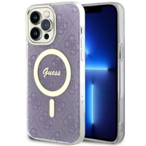Guess GUHMP14XH4STU 4G MagSafe tok iPhone 14 Pro Max készülékhez – lila
