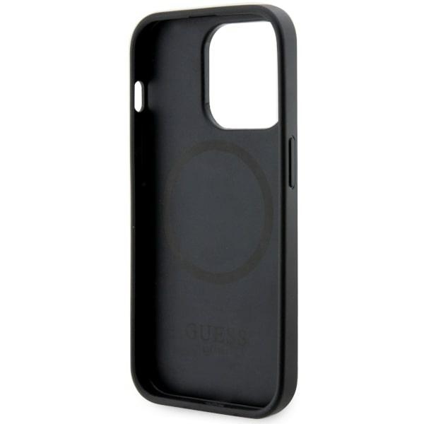 iTok webáruház - Guess Guess GUHMP14XHGCFSEK G Cube Stripes MagSafe tok iPhone 14 Pro Max készülékhez, fekete 7 Guess GUHMP14XHGCFSEK iPhone 14 Pro Max 6.7" black/black hardcase GCube Stripes MagSafe