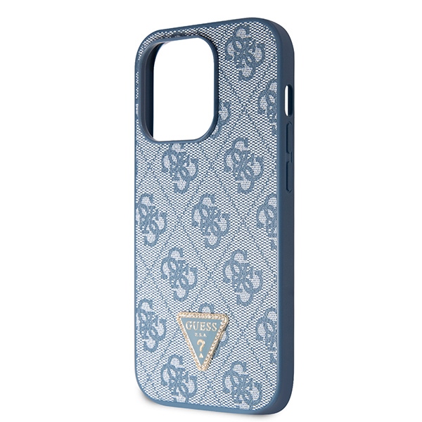 iTok webáruház - Guess Guess GUHCP14XP4TDSCPB iPhone 14 Pro Max tok – kék 7 Guess GUHCP14XP4TDSCPB iPhone 14 Pro Max 6.7" blue/blue hardcase Crossbody 4G Metal Logo