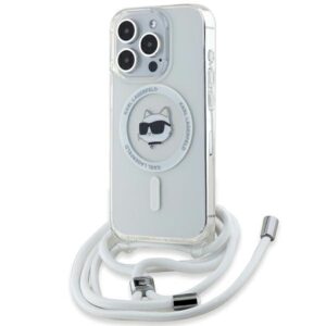 Karl Lagerfeld IML Choupette Head & Cord MagSafe tok iPhone 14 Pro Max készülékhez (átlátszó)