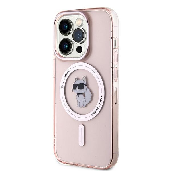 iTok webáruház - Karl Lagerfeld Karl Lagerfeld IML Choupette MagSafe tok iPhone 14 Pro Max készülékhez (rózsaszín) 2 Karl Lagerfeld IML Choupette MagSafe case for iPhone 14 Pro Max (rózsaszín)