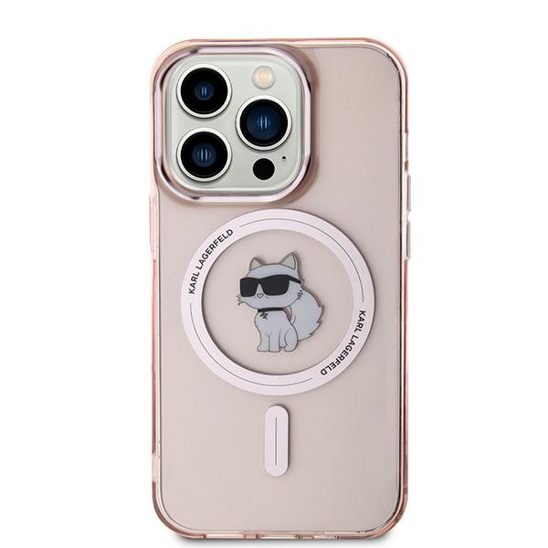 iTok webáruház - Karl Lagerfeld Karl Lagerfeld IML Choupette MagSafe tok iPhone 14 Pro Max készülékhez (rózsaszín) 3 Karl Lagerfeld IML Choupette MagSafe case for iPhone 14 Pro Max (rózsaszín)