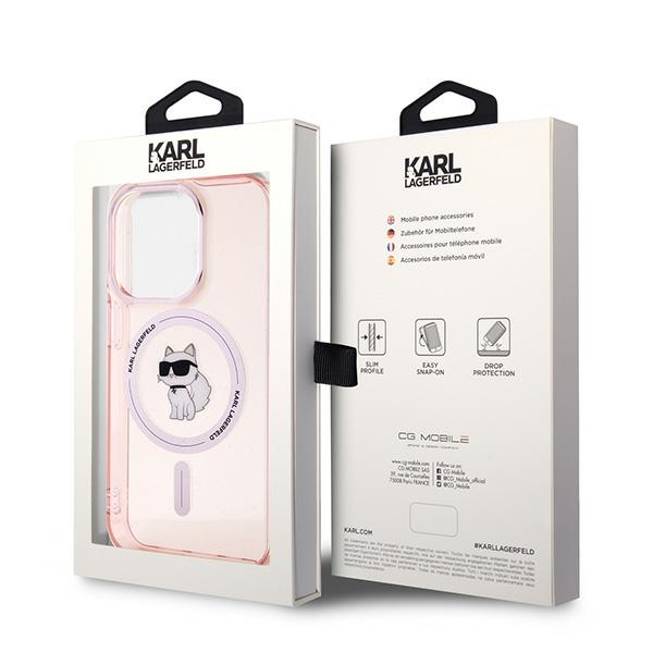 iTok webáruház - Karl Lagerfeld Karl Lagerfeld IML Choupette MagSafe tok iPhone 14 Pro Max készülékhez (rózsaszín) 8 Karl Lagerfeld IML Choupette MagSafe case for iPhone 14 Pro Max (rózsaszín)