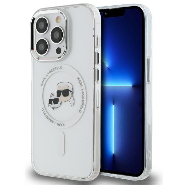 iTok webáruház - Karl Lagerfeld Karl Lagerfeld IML Metal Karl & Choupette Head MagSafe tok iPhone 14 Pro Max készülékhez (fehér) 1 Karl Lagerfeld IML Metal Karl & Choupette Head MagSafe Case for iPhone 14 Pro Max (fehér)