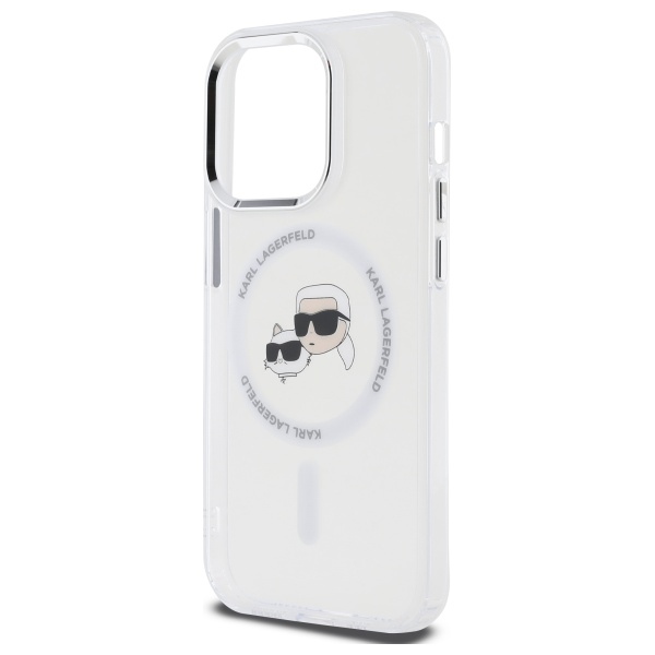 iTok webáruház - Karl Lagerfeld Karl Lagerfeld IML Metal Karl & Choupette Head MagSafe tok iPhone 14 Pro Max készülékhez (fehér) 6 Karl Lagerfeld IML Metal Karl & Choupette Head MagSafe Case for iPhone 14 Pro Max (fehér)