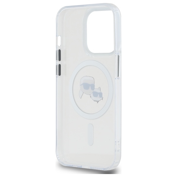 iTok webáruház - Karl Lagerfeld Karl Lagerfeld IML Metal Karl & Choupette Head MagSafe tok iPhone 14 Pro Max készülékhez (fehér) 7 Karl Lagerfeld IML Metal Karl & Choupette Head MagSafe Case for iPhone 14 Pro Max (fehér)