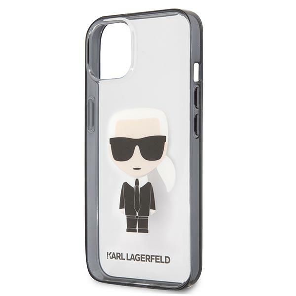 iTok webáruház - Karl Lagerfeld Karl Lagerfeld Ikonik Karl tok iPhone 13 mini készülékhez (átlátszó) 6 Karl Lagerfeld Iconik Karl Case for iPhone 13 mini (átlátszó)