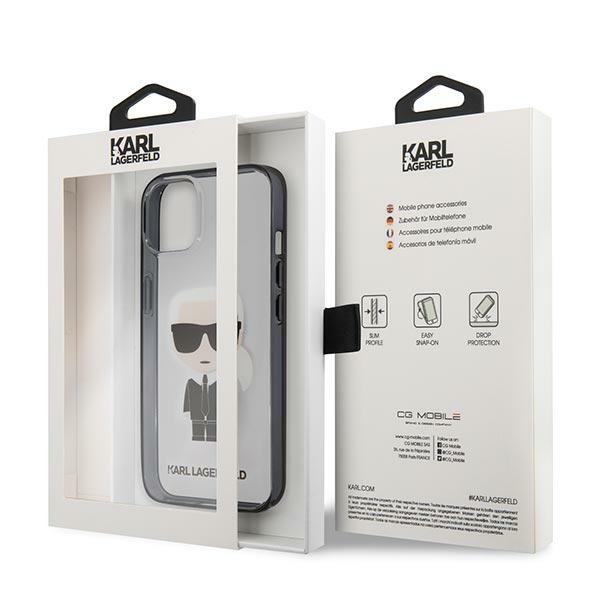 iTok webáruház - Karl Lagerfeld Karl Lagerfeld Ikonik Karl tok iPhone 13 mini készülékhez (átlátszó) 8 Karl Lagerfeld Iconik Karl Case for iPhone 13 mini (átlátszó)