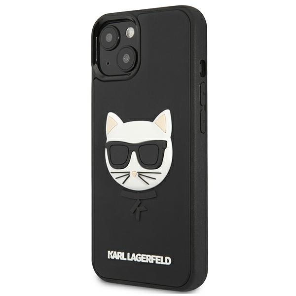 iTok webáruház - Karl Lagerfeld Karl Lagerfeld 3D Rubber Choupette tok iPhone 13 mini készülékhez (fekete) 2 Karl Lagerfeld 3D Rubber Choupette Case for iPhone 13 mini (fekete)