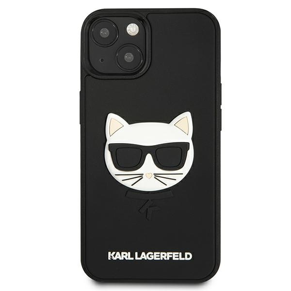 iTok webáruház - Karl Lagerfeld Karl Lagerfeld 3D Rubber Choupette tok iPhone 13 mini készülékhez (fekete) 3 Karl Lagerfeld 3D Rubber Choupette Case for iPhone 13 mini (fekete)