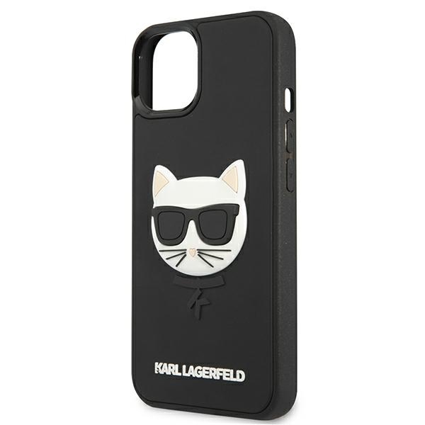 iTok webáruház - Karl Lagerfeld Karl Lagerfeld 3D Rubber Choupette tok iPhone 13 mini készülékhez (fekete) 6 Karl Lagerfeld 3D Rubber Choupette Case for iPhone 13 mini (fekete)