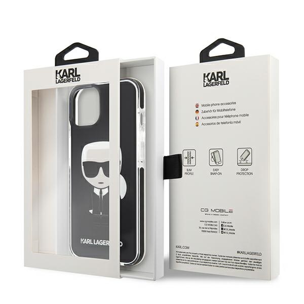 iTok webáruház - Karl Lagerfeld Karl Lagerfeld Iconik Karl tok iPhone 13 mini készülékhez (fekete) 8 Karl Lagerfeld Iconik Karl Case for iPhone 13 mini (fekete)