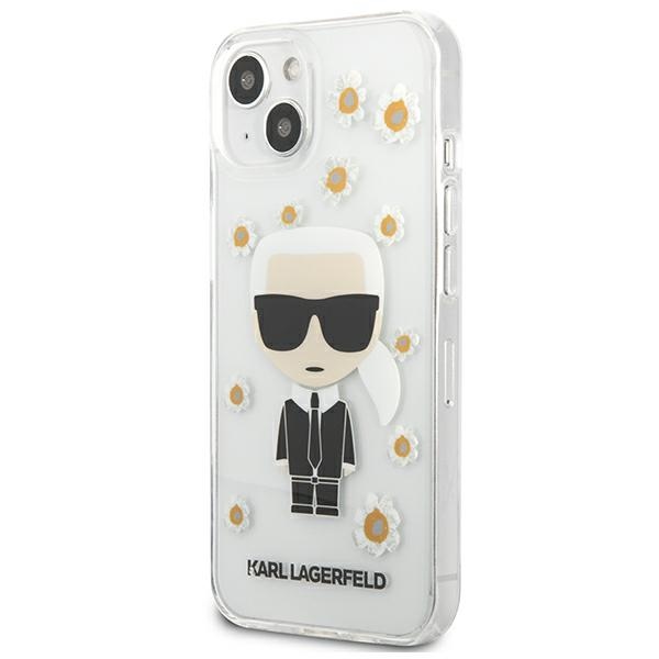 iTok webáruház - Karl Lagerfeld Karl Lagerfeld Flower Ikonik Karl tok iPhone 13 mini készülékhez (átlátszó) 2 Karl Lagerfeld Flower Ikonik Karl Case for iPhone 13 mini (átlátszó)