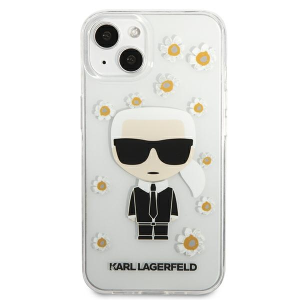iTok webáruház - Karl Lagerfeld Karl Lagerfeld Flower Ikonik Karl tok iPhone 13 mini készülékhez (átlátszó) 3 Karl Lagerfeld Flower Ikonik Karl Case for iPhone 13 mini (átlátszó)