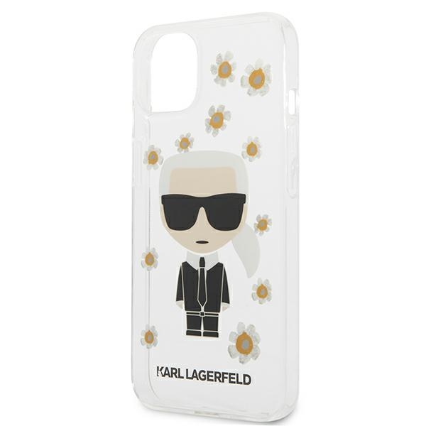 iTok webáruház - Karl Lagerfeld Karl Lagerfeld Flower Ikonik Karl tok iPhone 13 mini készülékhez (átlátszó) 6 Karl Lagerfeld Flower Ikonik Karl Case for iPhone 13 mini (átlátszó)