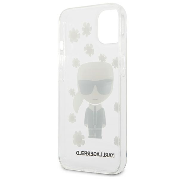 iTok webáruház - Karl Lagerfeld Karl Lagerfeld Flower Ikonik Karl tok iPhone 13 mini készülékhez (átlátszó) 7 Karl Lagerfeld Flower Ikonik Karl Case for iPhone 13 mini (átlátszó)