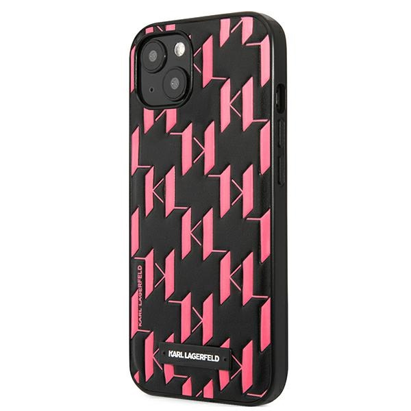 iTok webáruház - Karl Lagerfeld Karl Lagerfeld KLHCP13SMNMP1P Monogram Plaque tok iPhone 13 mini készülékhez 2 Karl Lagerfeld KLHCP13SMNMP1P iPhone 13 mini 5,4 "hardcase pink / pink Monogram Plaque
