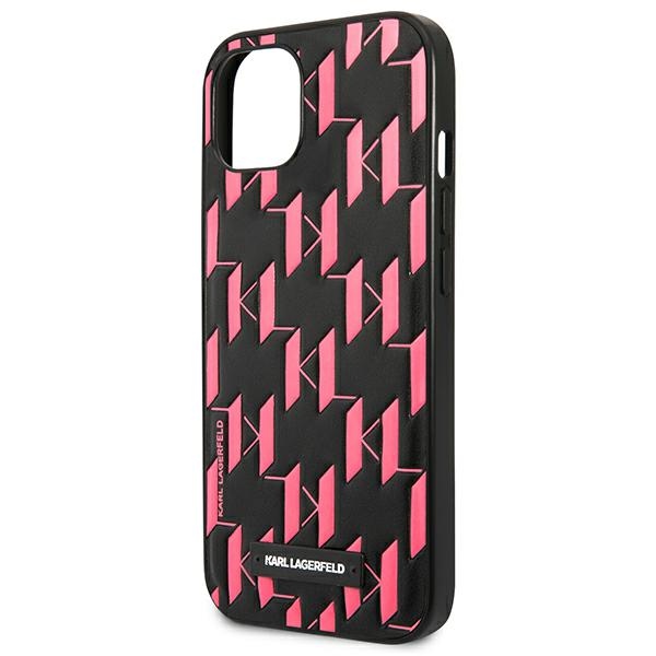 iTok webáruház - Karl Lagerfeld Karl Lagerfeld KLHCP13SMNMP1P Monogram Plaque tok iPhone 13 mini készülékhez 6 Karl Lagerfeld KLHCP13SMNMP1P iPhone 13 mini 5,4 "hardcase pink / pink Monogram Plaque