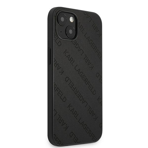 iTok webáruház - Karl Lagerfeld Karl Lagerfeld KLHCP13SPTLK fekete kemény tok iPhone 13 mini készülékhez 4 Karl Lagerfeld KLHCP13SPTLK iPhone 13 mini 5,4 "hardcase black / black Perforated Allover