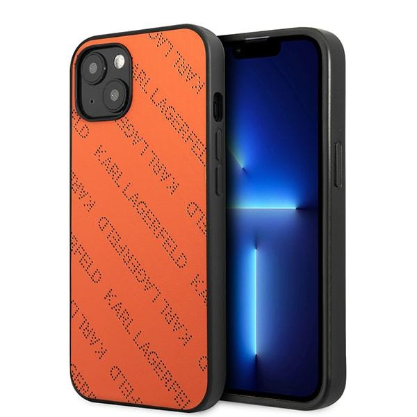 iTok webáruház - Karl Lagerfeld Karl Lagerfeld KLHCP13SPTLO iPhone 13 mini 5,4″ kemény tok – narancssárga 1 Karl Lagerfeld KLHCP13SPTLO iPhone 13 mini 5,4 "hardcase orange / orange Perforated Allover