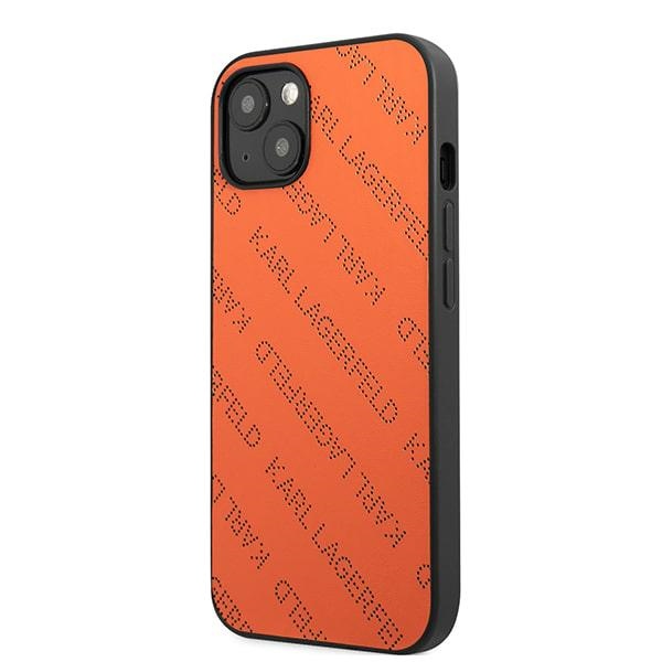 iTok webáruház - Karl Lagerfeld Karl Lagerfeld KLHCP13SPTLO iPhone 13 mini 5,4″ kemény tok – narancssárga 2 Karl Lagerfeld KLHCP13SPTLO iPhone 13 mini 5,4 "hardcase orange / orange Perforated Allover