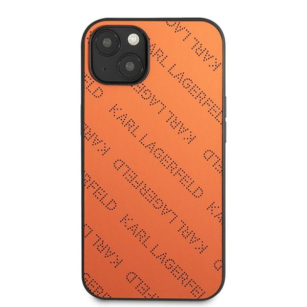 iTok webáruház - Karl Lagerfeld Karl Lagerfeld KLHCP13SPTLO iPhone 13 mini 5,4″ kemény tok – narancssárga 3 Karl Lagerfeld KLHCP13SPTLO iPhone 13 mini 5,4 "hardcase orange / orange Perforated Allover
