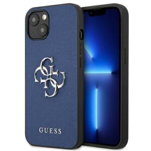 Guess GUHCP13SSA4GSBL Saffiano tok iPhone 13 mini készülékhez – 5,4″, kék