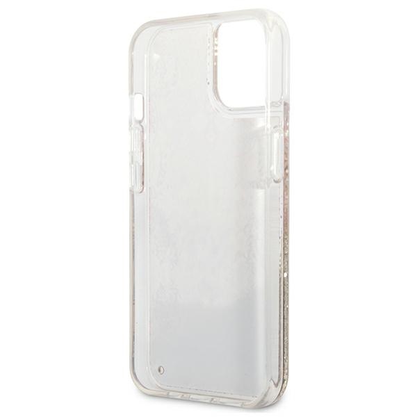 iTok webáruház - Guess Guess GUHCP13SLFLSD iPhone 13 mini tok – Paisley Liquid Glitter, arany 7 Guess GUHCP13SLFLSD iPhone 13 mini 5.4" gold/gold hardcase Paisley Liquid Glitter