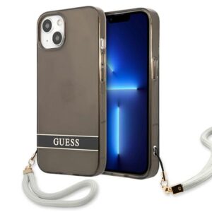 Guess GUHCP13SHTSGSK átlátszó kemény tok iPhone 13 mini készülékhez