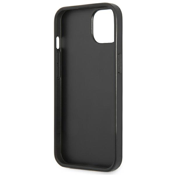 iTok webáruház - Guess Guess GUHCP13SPSATLK Saffiano Triangle tok iPhone 13 mini készülékhez – fekete 7 Guess GUHCP13SPSATLK iPhone 13 mini 5,4 "black / black hardcase SaffianoTriangle Logo