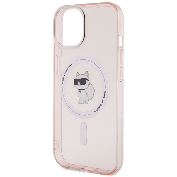 iTok webáruház - Karl Lagerfeld Karl Lagerfeld IML Choupette MagSafe tok iPhone 15-höz (rózsaszín) 6 Karl Lagerfeld IML Choupette MagSafe case for iPhone 15 (rózsaszín)