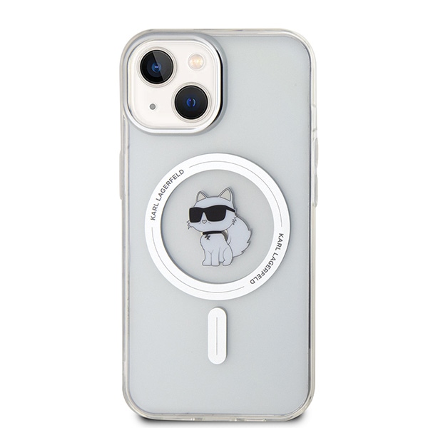 iTok webáruház - Karl Lagerfeld Karl Lagerfeld IML Choupette MagSafe tok iPhone 15-höz (átlátszó) 3 Karl Lagerfeld IML Choupette MagSafe case for iPhone 15 (átlátszó)