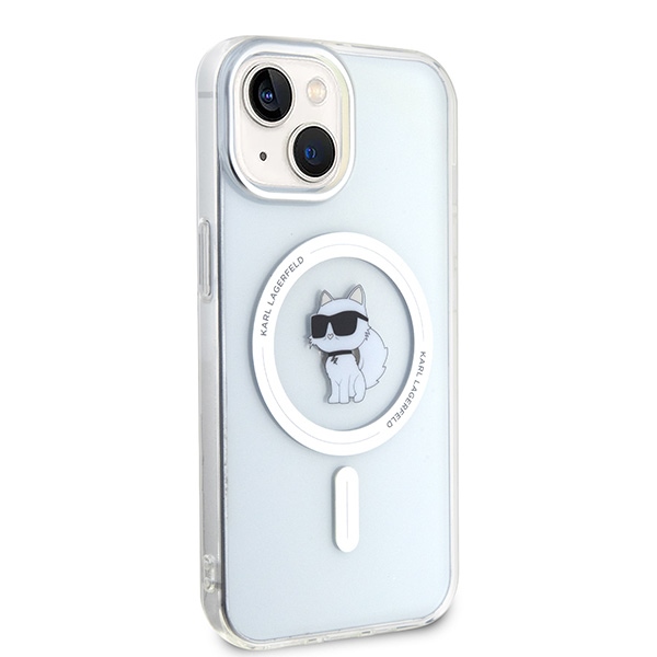 iTok webáruház - Karl Lagerfeld Karl Lagerfeld IML Choupette MagSafe tok iPhone 15-höz (átlátszó) 4 Karl Lagerfeld IML Choupette MagSafe case for iPhone 15 (átlátszó)