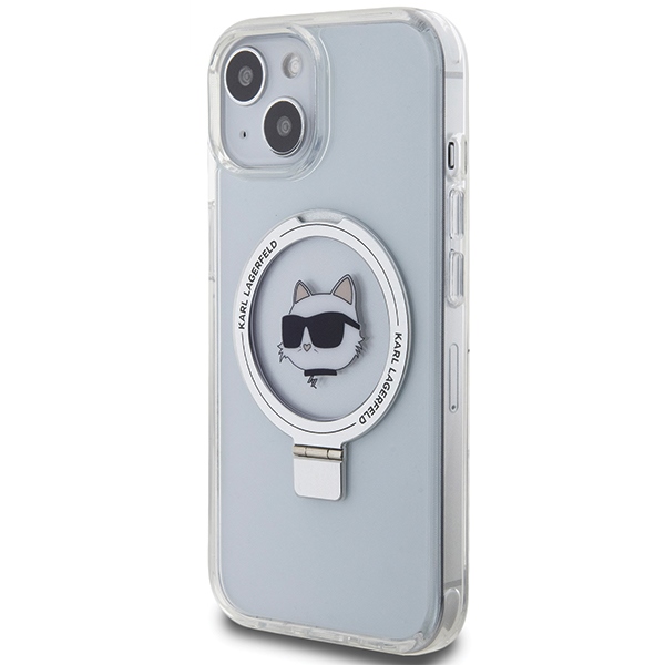 iTok webáruház - Karl Lagerfeld Karl Lagerfeld KLHMP15SHMRSCHH iPhone 15 6,1 hüvelykes fehér tok, Ring Stand Choupette Head MagSafe 2 Karl Lagerfeld KLHMP15SHMRSCHH iPhone 15 6.1" white/white hardcase Ring Stand Choupette Head MagSafe