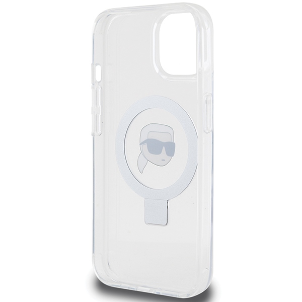 iTok webáruház - Karl Lagerfeld Karl Lagerfeld KLHMP15SHMRSKHH iPhone 15 6,1" Ring Stand Karl Head MagSafe tok 7 Karl Lagerfeld KLHMP15SHMRSKHH iPhone 15 6.1" white/white hardcase Ring Stand Karl Head MagSafe