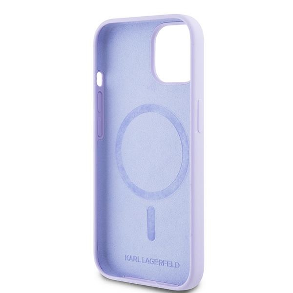 iTok webáruház - Karl Lagerfeld Karl Lagerfeld Silicone Karl&Choupette Heads Ring MagSafe iPhone 15 tok (lila) 7 Karl Lagerfeld Silicone Karl&Choupette Heads Ring MagSafe iPhone 15 Case (lila)