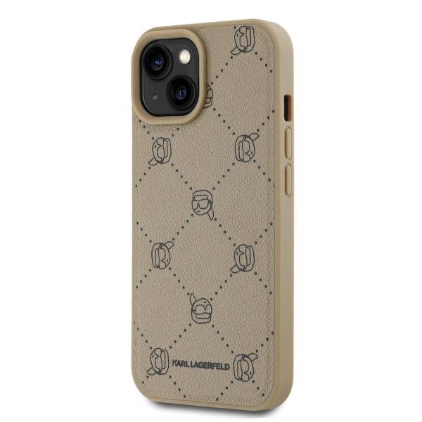 iTok webáruház - Karl Lagerfeld Karl Lagerfeld Magsafe Karl Head tok iPhone 15 készülékhez (bézs) 3 Karl Lagerfeld Magsafe Karl Head iPhone 15 Case (bézs)